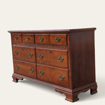Vintage Stanley Furniture Six-Drawer Wood Lowboy Dresser — view 25 [CBV1 lOsjRhI4ZrDK2Y5waA25 25 6a1d5581-c7bd-4edc-9731-ac1baad51d00.jpeg]