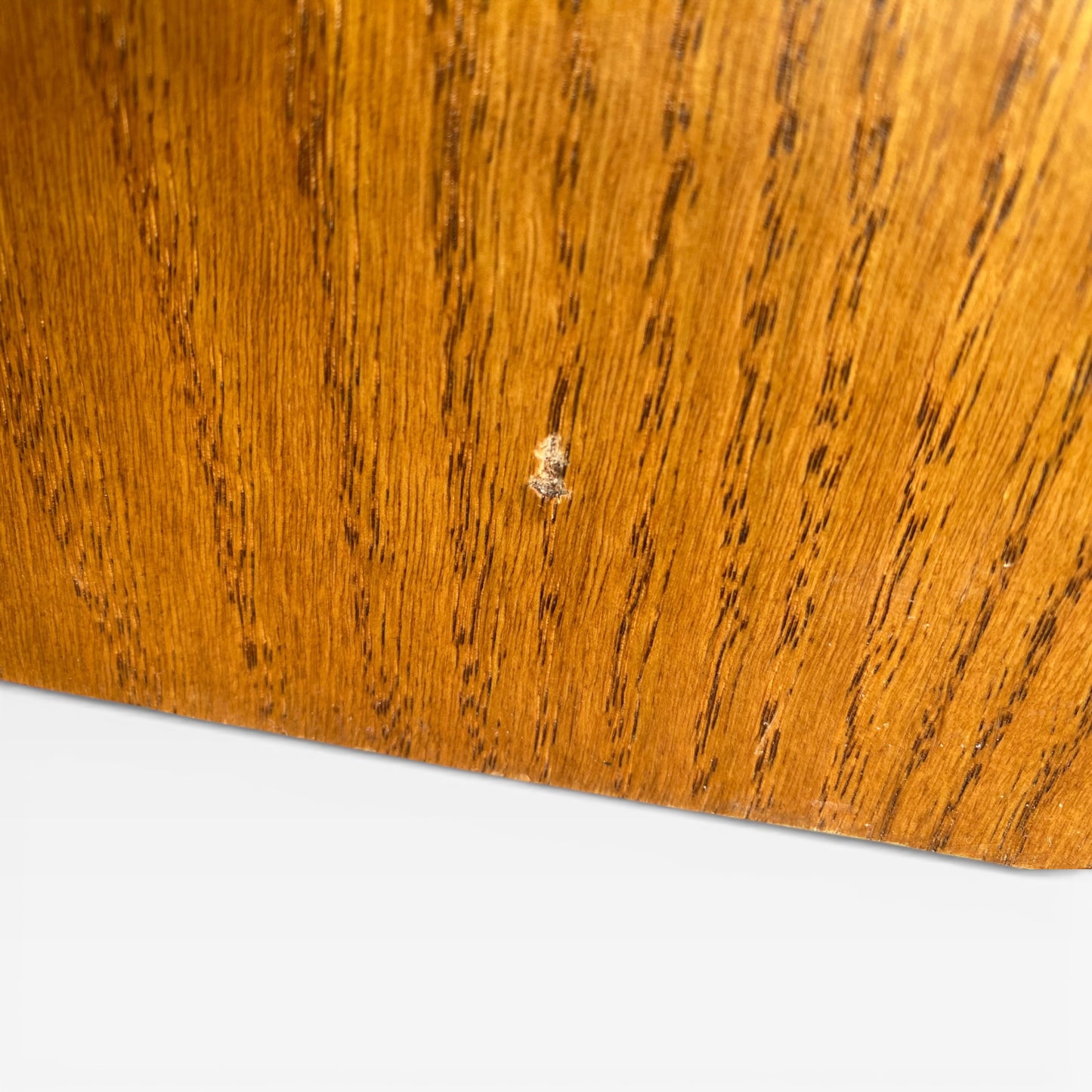 Late 20th Century Solid Oak Media Cabinet with Pull-Out Shelf, American Modern