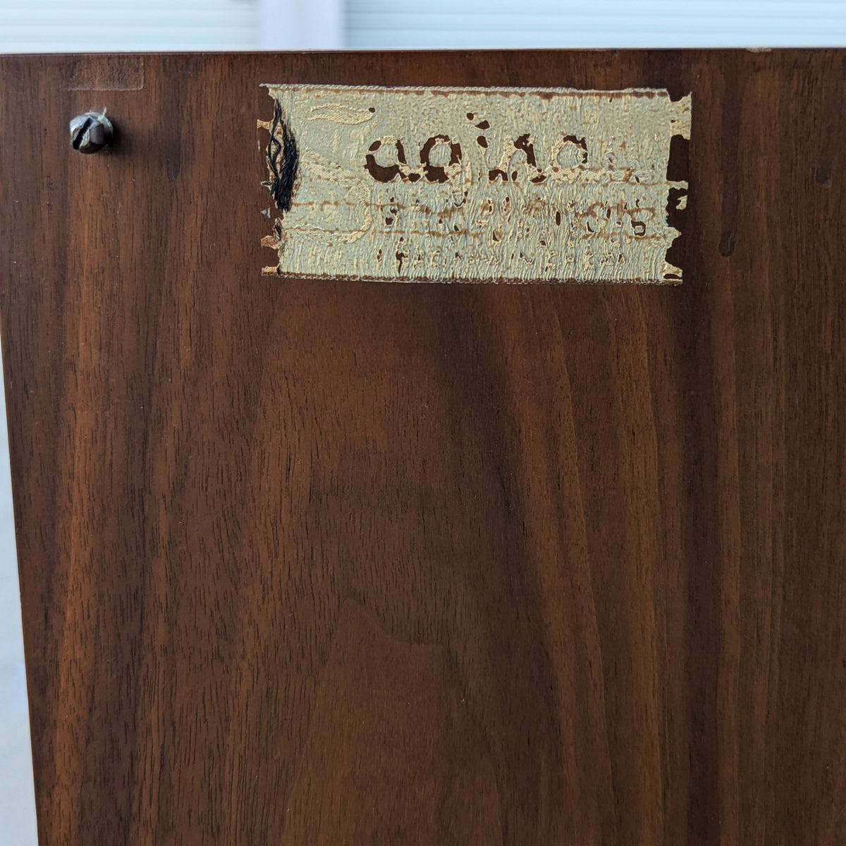 Saginaw Extendomatic Mid-Century Walnut Convertible Dining Table Cabinet — view 20 of 20