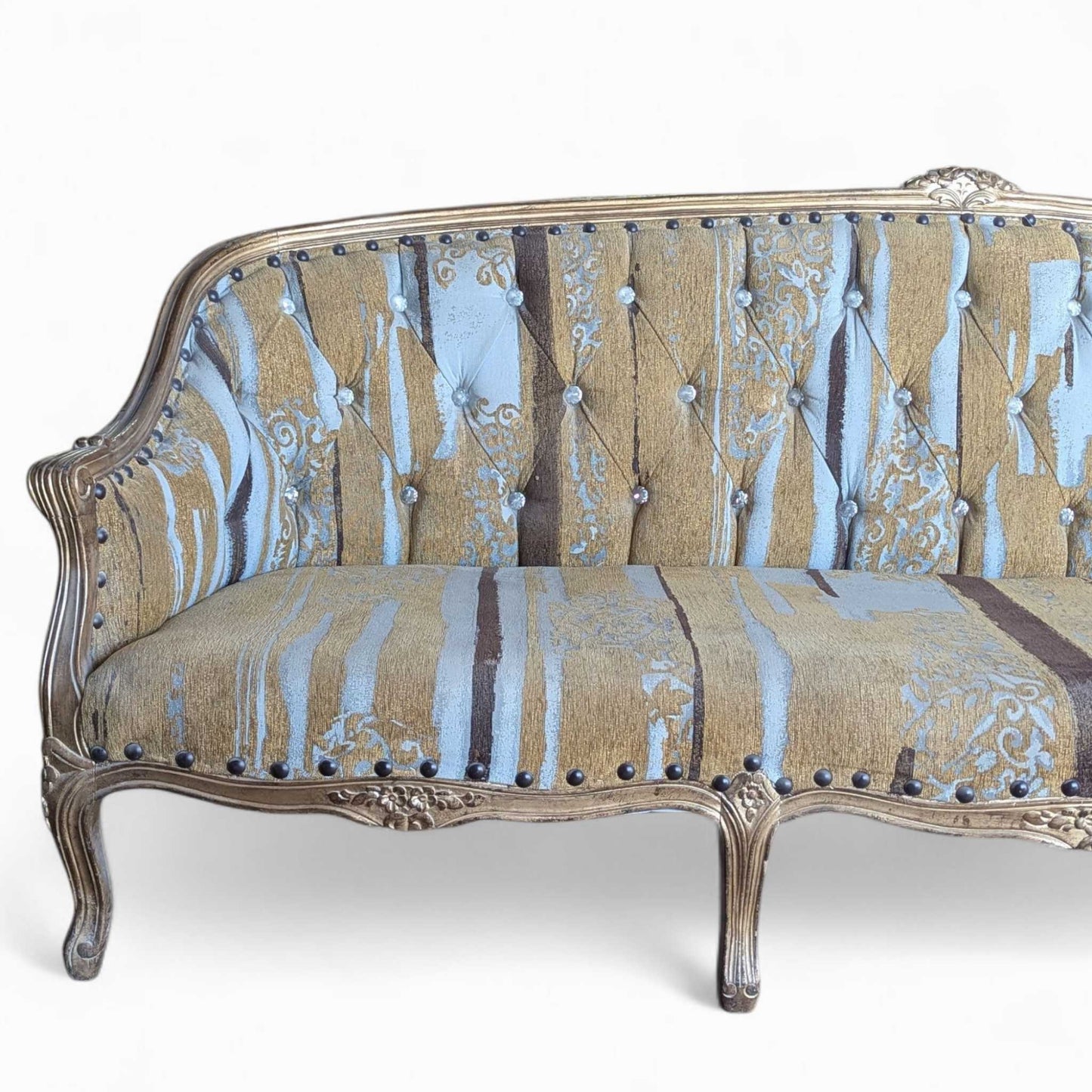 Antique Sofa, re-upholstered