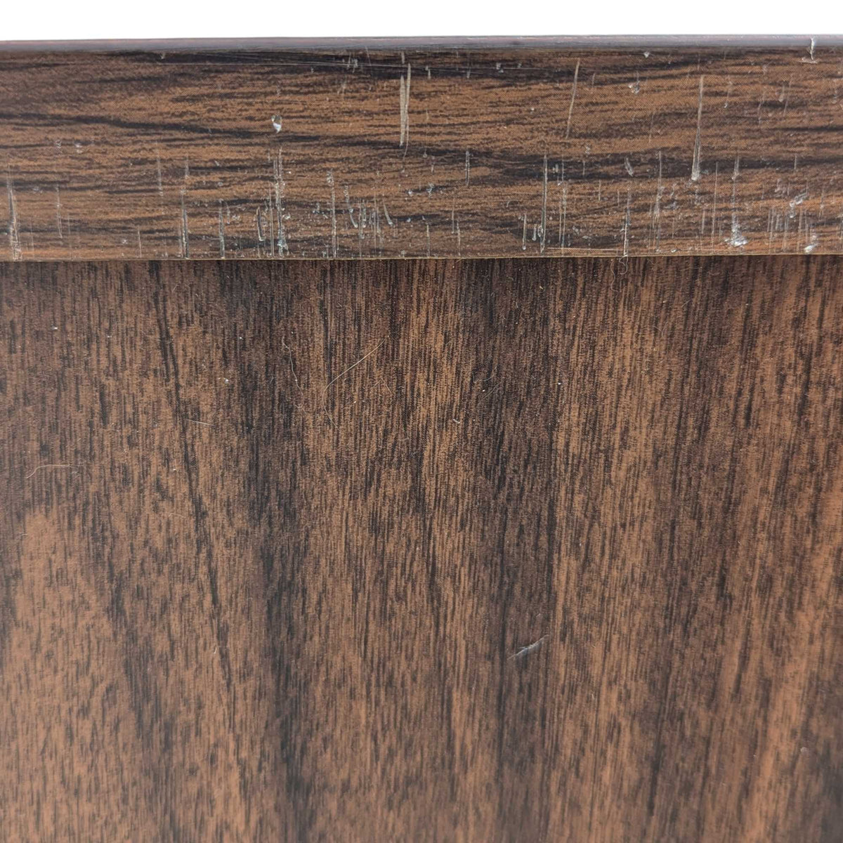 Mid-Century Walnut-Grain Laminate Credenza — view 17