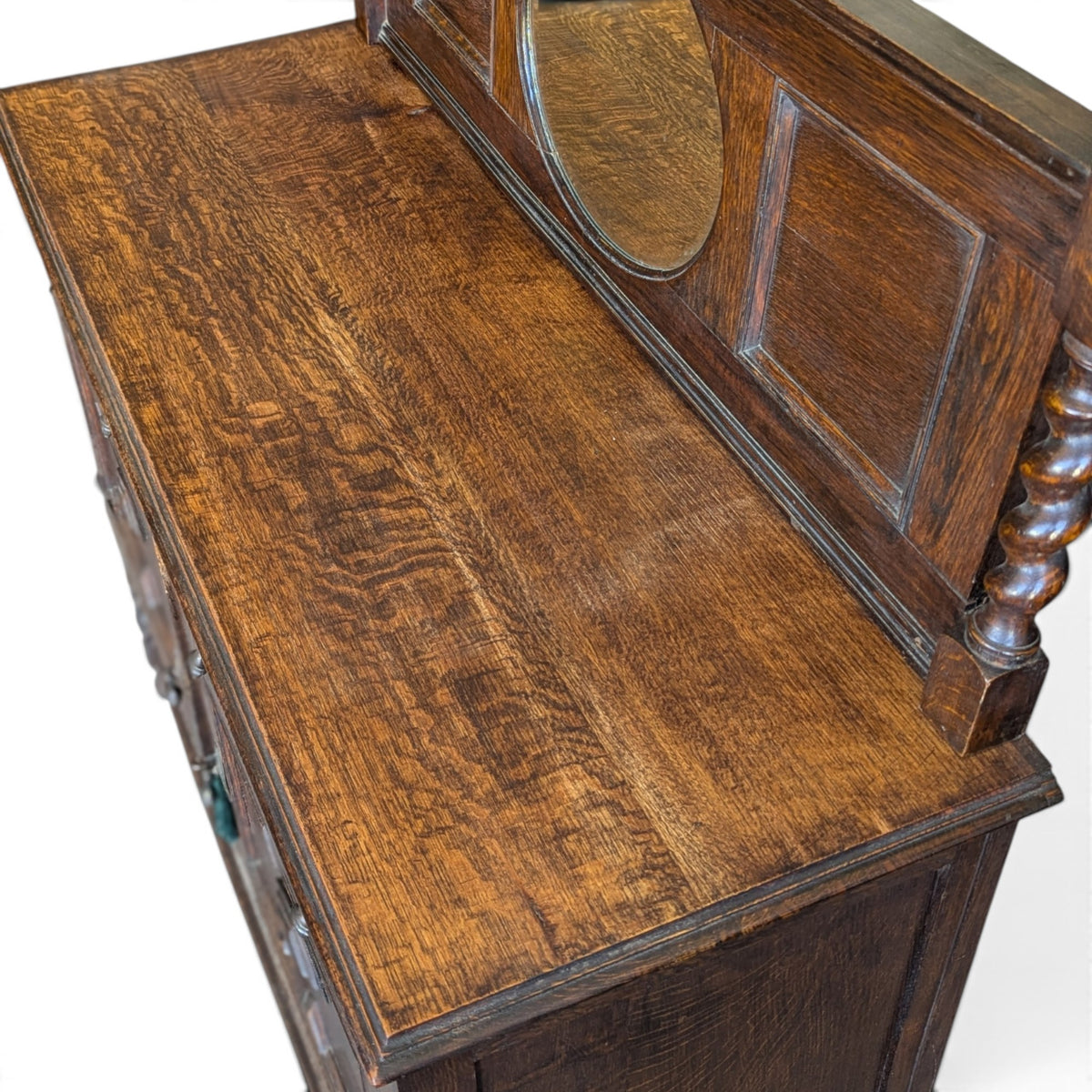 Antique Jacobean Revival Buffet with Mirrored Gallery and Barley-Twist Legs — view 20 [CBMEDIA20260921O fm1ej1bv6w9t97aprpHm 20 85bbfcf2-1a83-4cbf-b6a1-f8f9bc8669d6.jpeg]