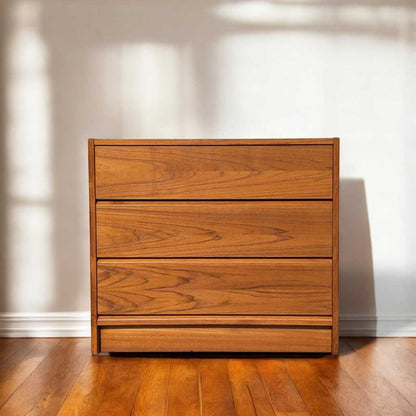 Petite Danish Modern Teak Three-Drawer Dresser or Nightstand — view 2 [CBV1 iOQGNgv78JjoM6W4YOFQ 02 85e4f5fc-1167-4cde-8e93-199472c36db4.jpeg]