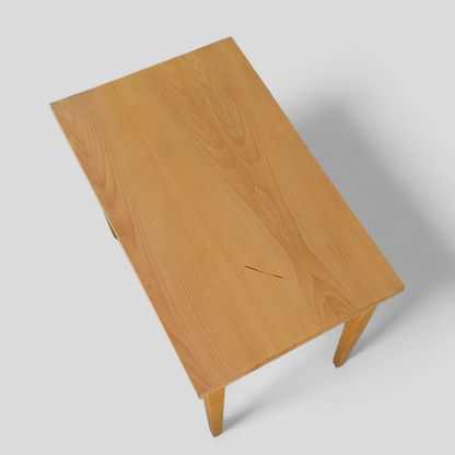 Romanian Mid-Century Beech Flip-Top Extendable Dining Table — view 14 of 25