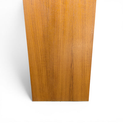 Vintage Teak Bookcase, 5 - Shelves, one cutout at the bottom
