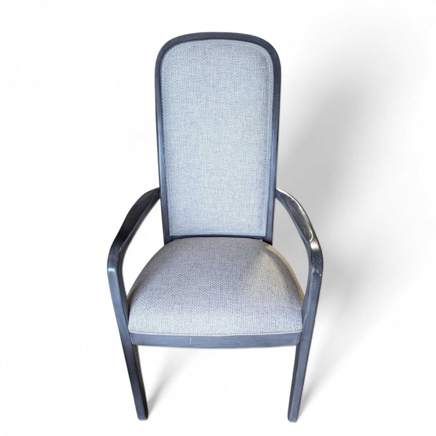 Set of six dining chairs