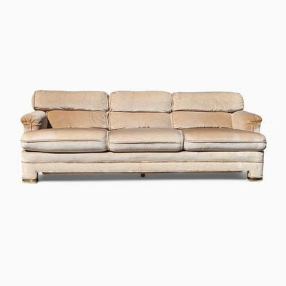 Vintage Sofa by Drexel Heritage, Postmodern, 80s, Velvet, Hollywood Regency, Couch, Mid Century