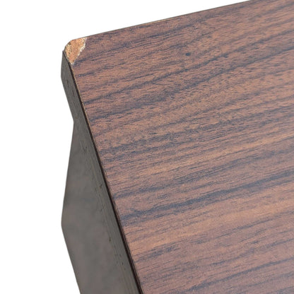 Mid-Century Walnut-Grain Laminate Credenza — view 18