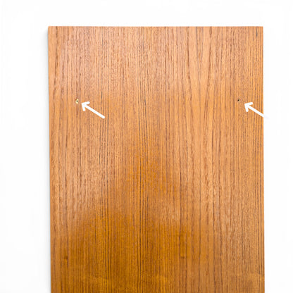 A trio of teak bookcases