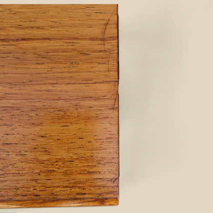 Mid-Century Teak Rolling Storage Cabinet or End Table — view 14 of 15