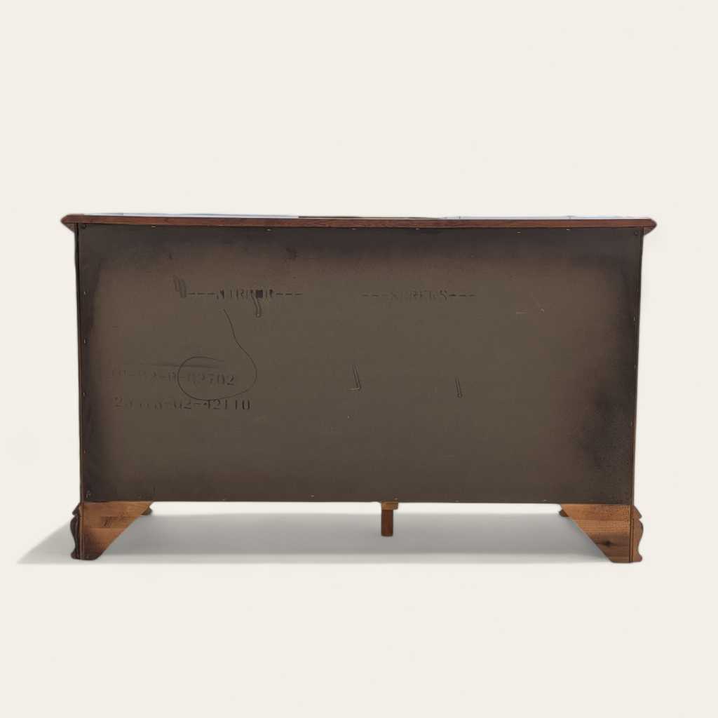 Vintage Stanley Furniture Six-Drawer Wood Lowboy Dresser — view 24 [CBV1 lOsjRhI4ZrDK2Y5waA25 24 b71ff85c-929e-44b9-b52b-cd3722e22ba5.jpeg]
