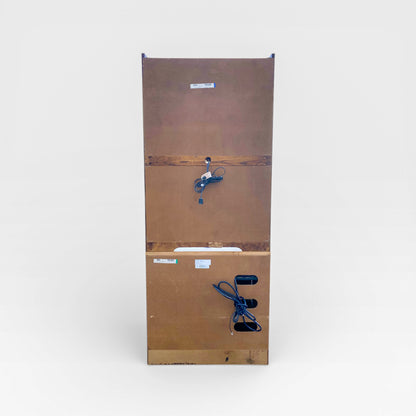 American Oak Executive Office Cabinet by Hooker Furniture with Built-In Power Panel, 1990s