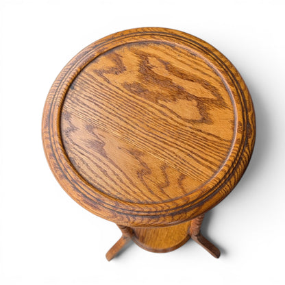 Barley Twist solid oak plant stand