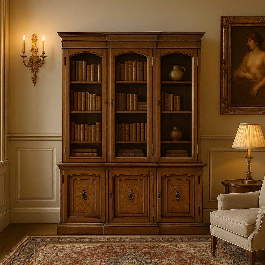 1960s Drexel Triune Mahogany Hutch Cabinet with Arched Display Doors — view 20 [CBMEDIA20260920M rskglv7t9lLQjLyrzomb 20 c9b6fff8-043b-4e97-8eae-2dea21ee98e5.jpeg]