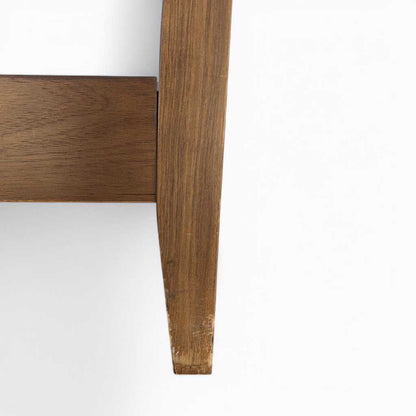 Vintage Full-Size Walnut Headboard and Footboard — view 4 of 24