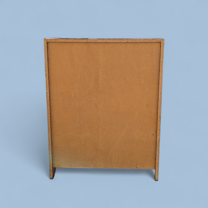 Vintage Mid-Century Teak Laminate Two-Door Storage Cabinet — view 7 of 13