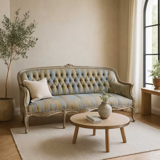 Antique Sofa, re-upholstered