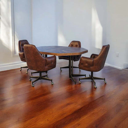 Douglas Furniture Dining Set, Laminate Table, Four Chairs, Kitchen, Dining Room, Mid Century