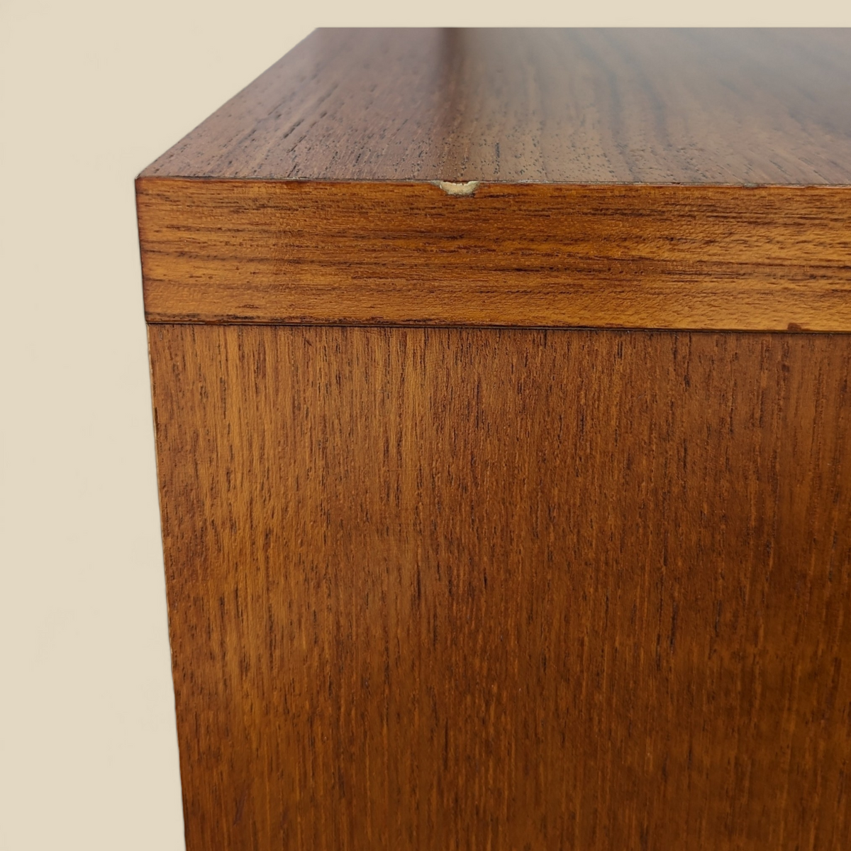 Mid-Century Teak Rolling Storage Cabinet or End Table — view 5 of 15