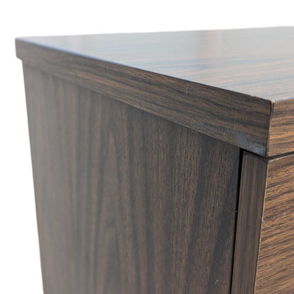 Mid-Century Walnut-Grain Laminate Credenza — view 15