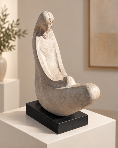 Pamela Pierce for Austin Productions Mother and Child Sculpture — view 1 of 5