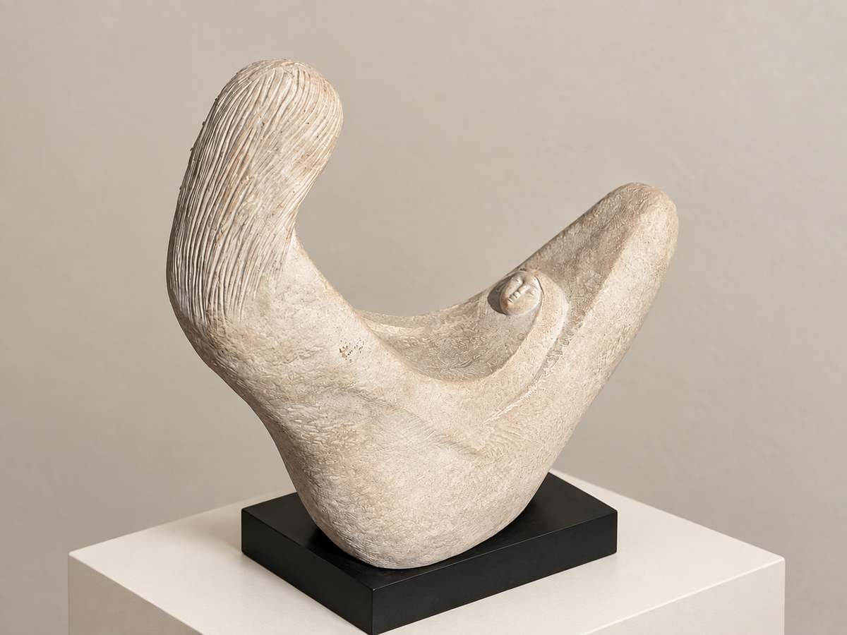 Pamela Pierce for Austin Productions Mother and Child Sculpture — view 2 of 5