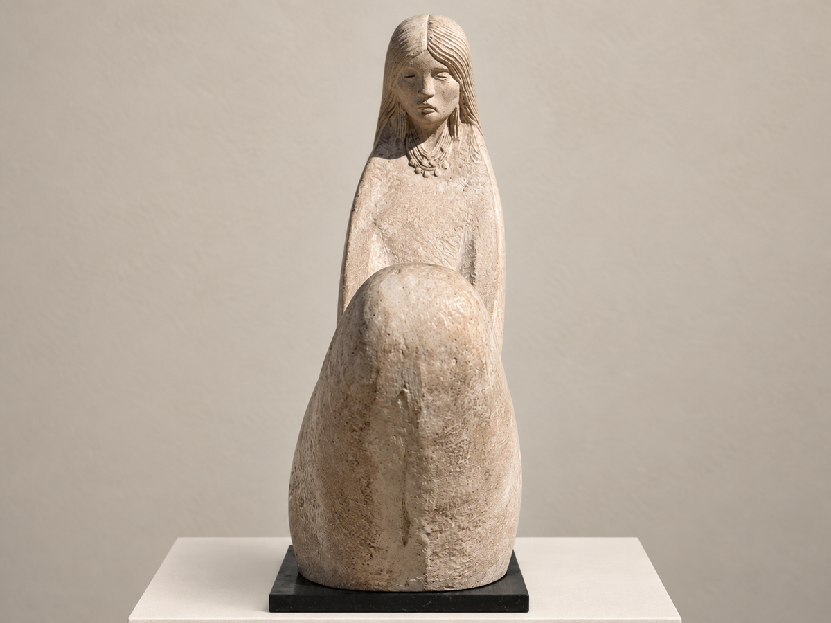 Pamela Pierce for Austin Productions Mother and Child Sculpture — view 3 of 5