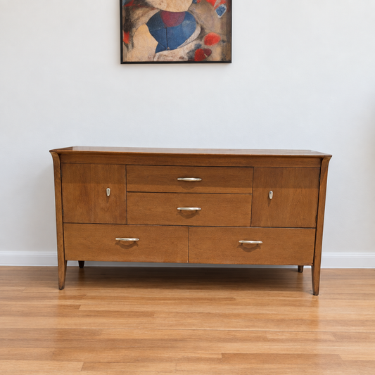 John Van Koert for Drexel “Profile” K37 Buffet – Mid Century Modern Credenza, 60" Wide, Restored Vintage Sideboard — view 2 [CBMEDIA20260920 GvVOBaai6fqAIBzbePcK 02 next10k-GvVOBaai6fqAIBzbePcK-p02-6ee908a0-6493-4c5c-bd42-c0dc513d5482.png]
