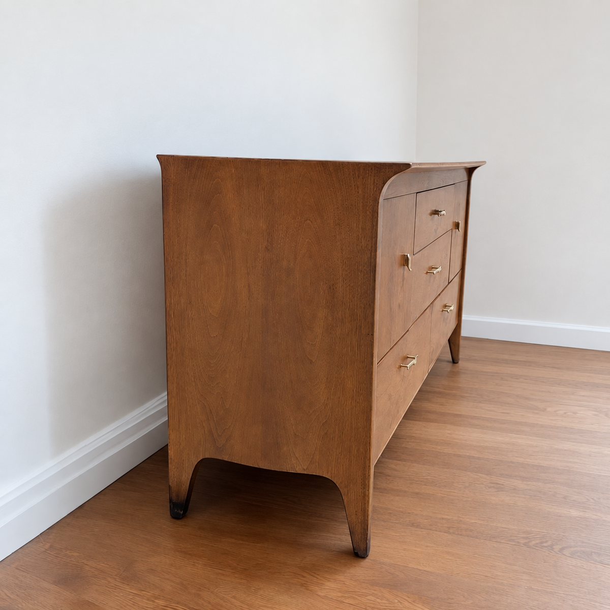 John Van Koert for Drexel “Profile” K37 Buffet – Mid Century Modern Credenza, 60" Wide, Restored Vintage Sideboard — view 6 [CBMEDIA20260920 GvVOBaai6fqAIBzbePcK 06 next10k-GvVOBaai6fqAIBzbePcK-p06-aef5bacb-4e4f-4d51-bd9d-505f3304b479.png]