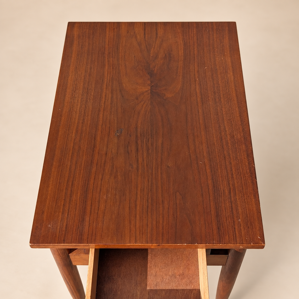 Red Lion Table Co. 1960s Solid Wood Nightstand or Side Table — view 5 of 7