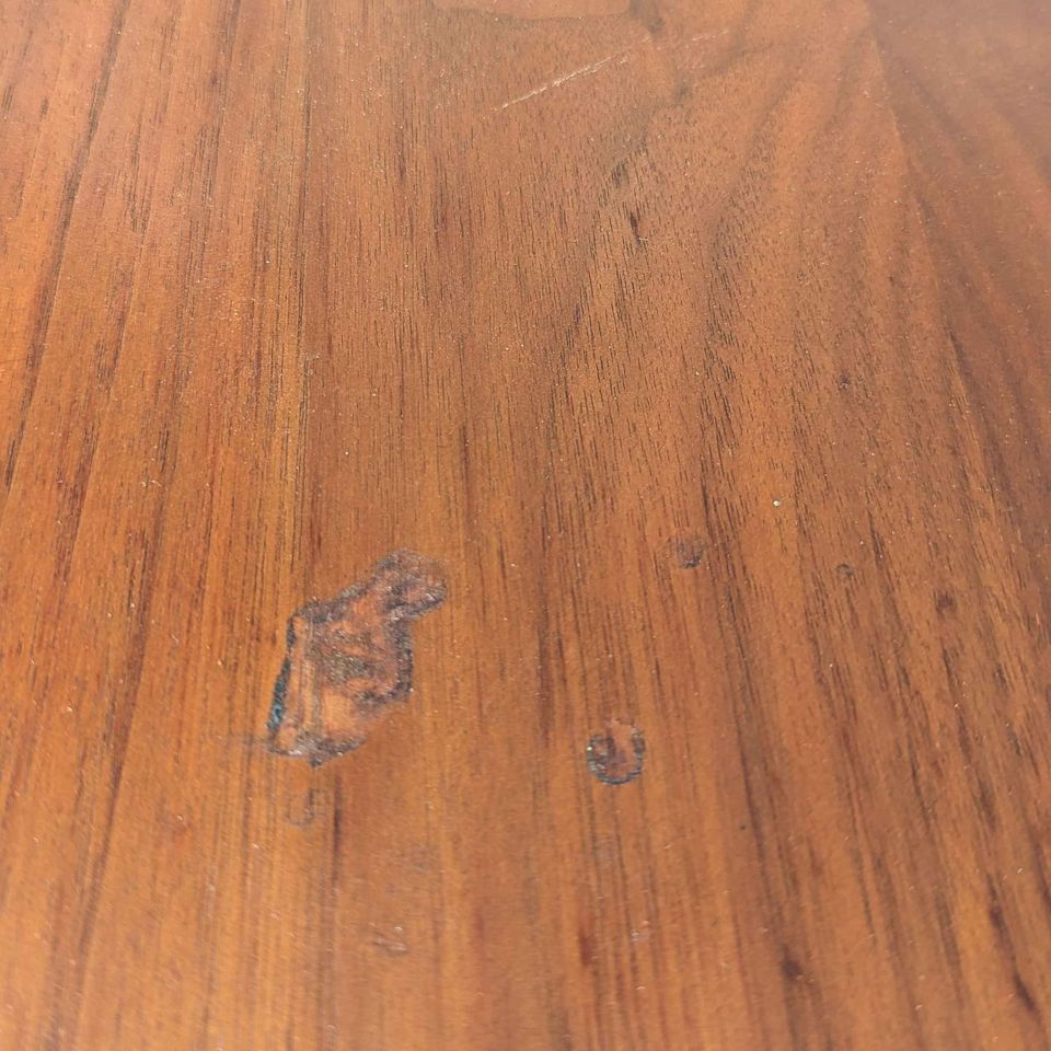 Mid Century Nightstand, End or Side Table, MCM, 60s, Red Lion Table Co, Solid Wood, Retro, bedroom — view 4 of 7