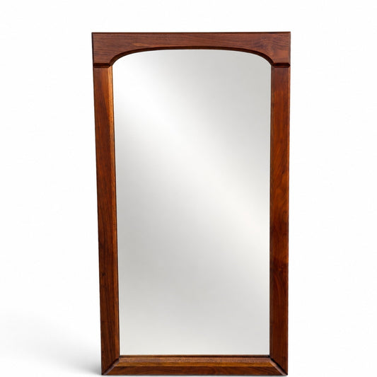 Pair of Brown-Saltman Mid-Century Modern Walnut Wall Mirrors, 1950s