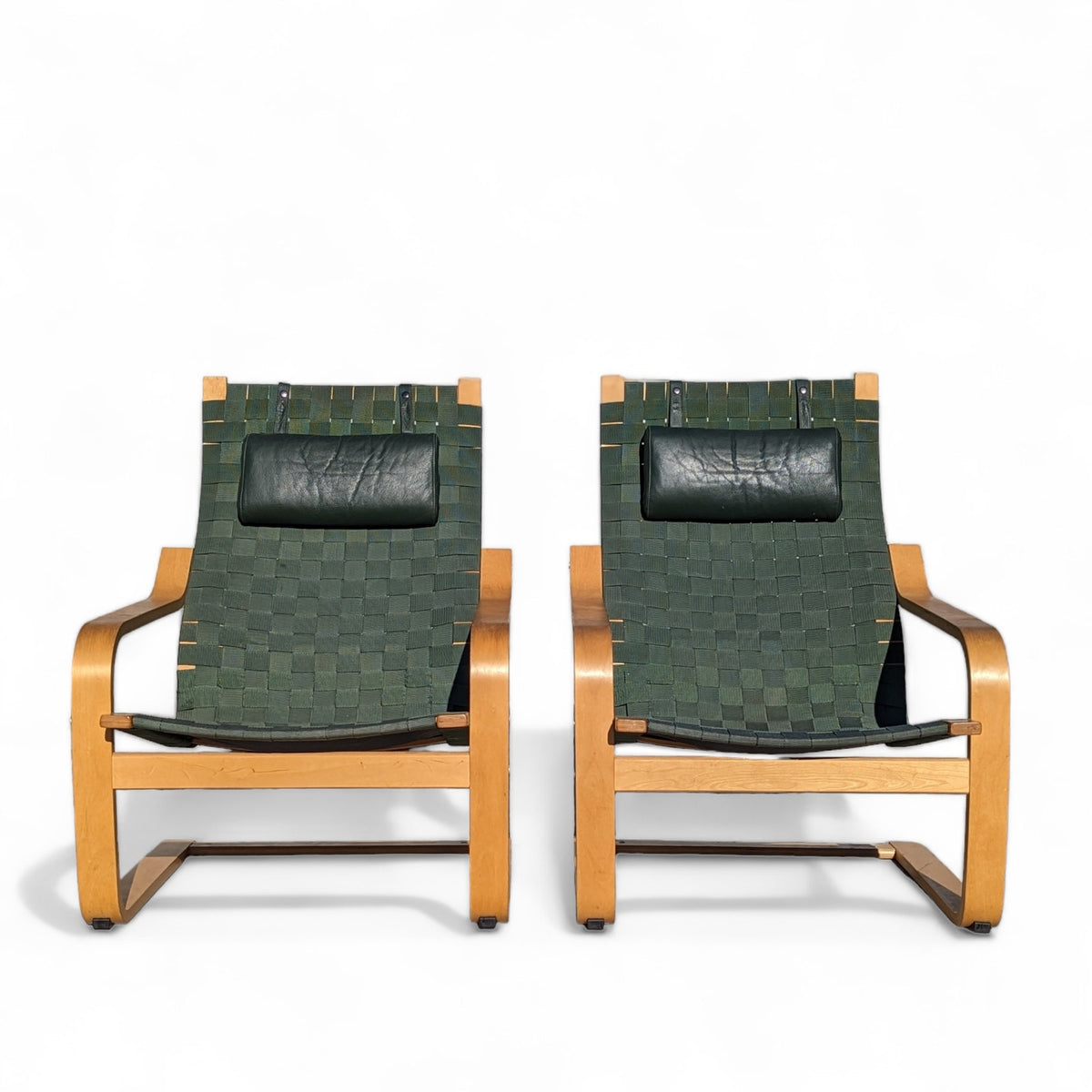Pair of 1999 Noboru Nakamura for IKEA Aalto Tribute Lounge Chairs — view 3 of 9