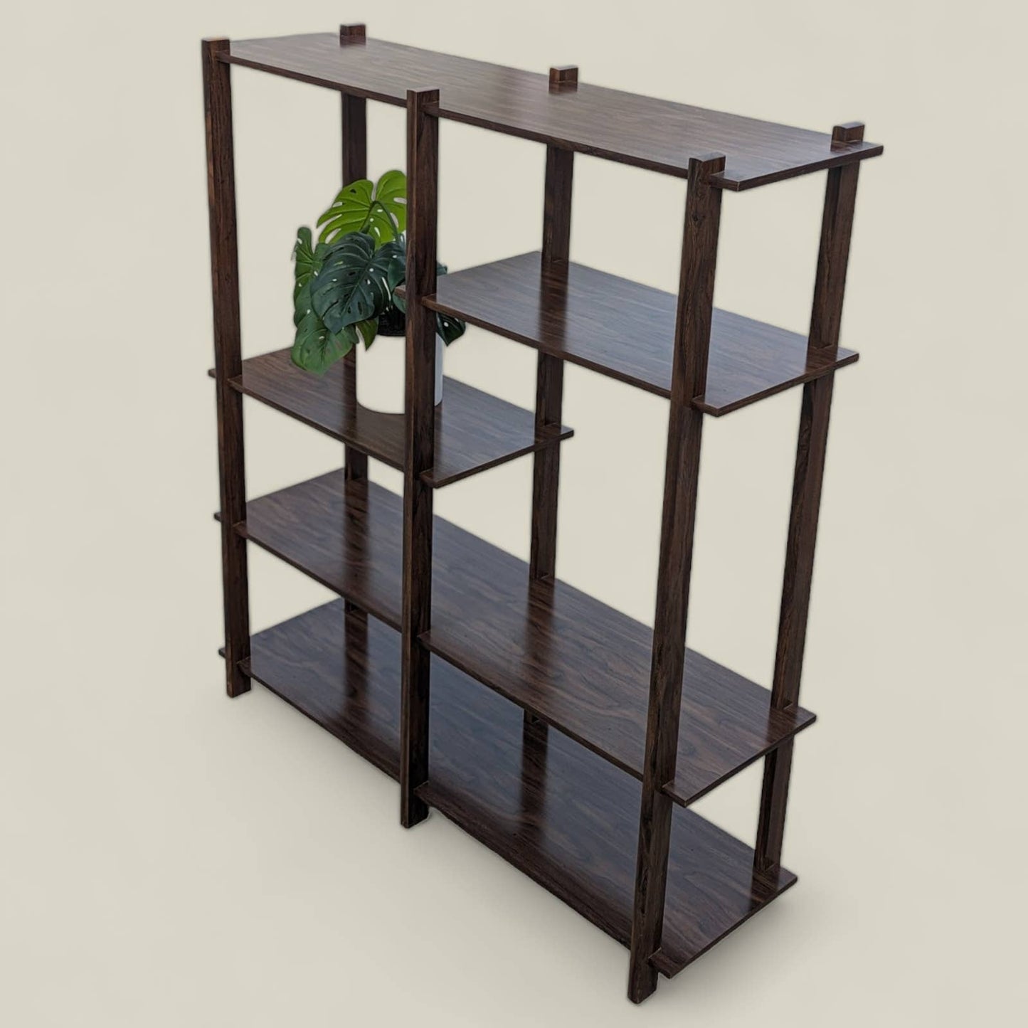 Mid Century Etagere Bookcase