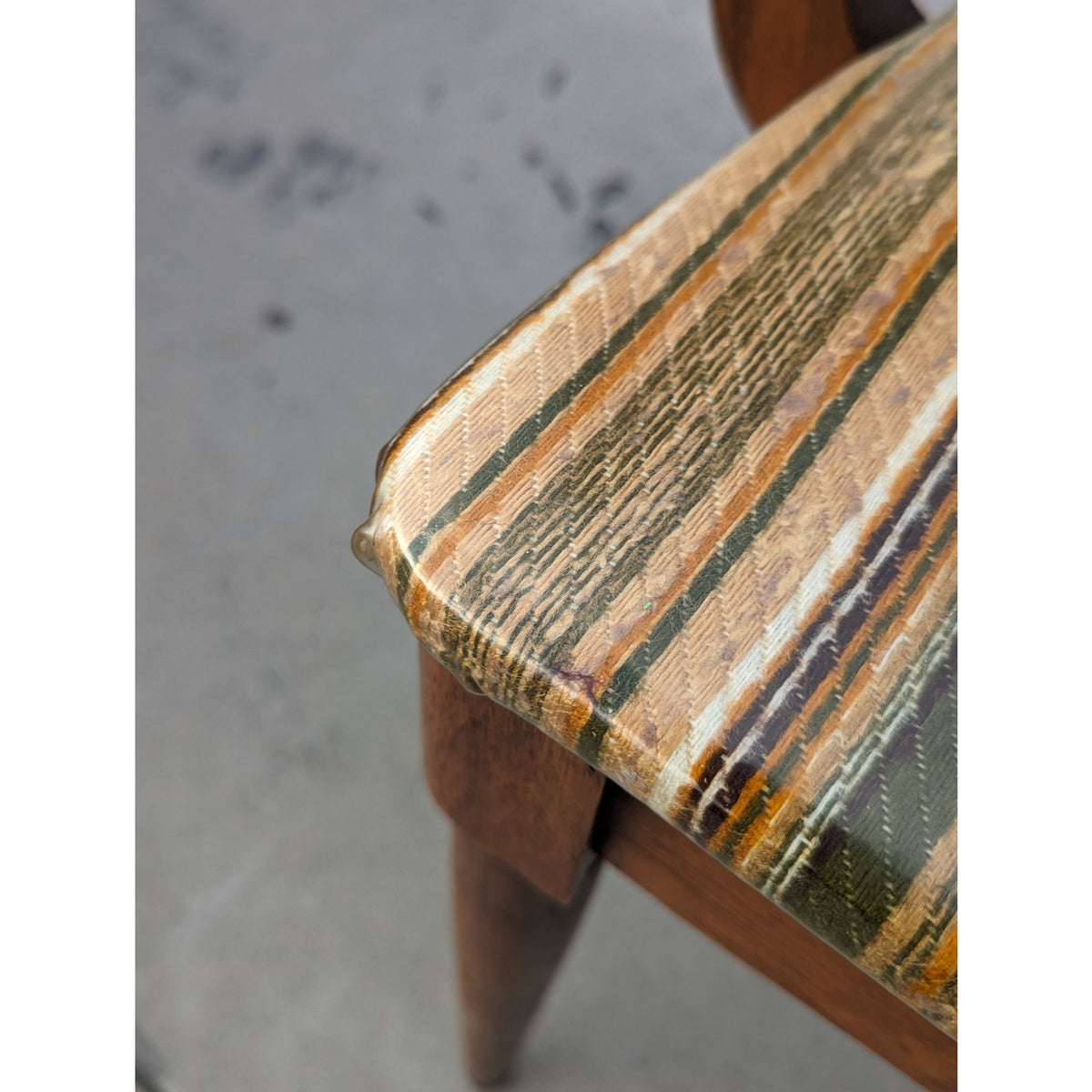 Garrison Furniture Walnut Dining Chairs, Set of Six, Mid-Century