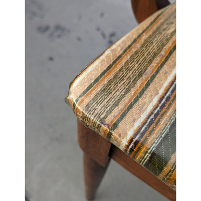 Garrison Furniture Walnut Dining Chairs, Set of Six, Mid-Century