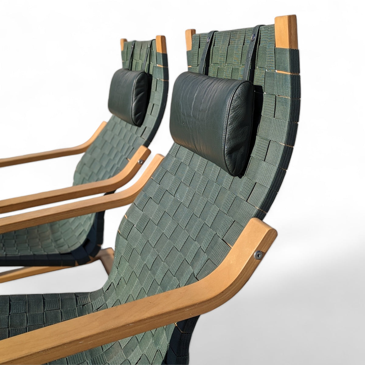 Pair of 1999 Noboru Nakamura for IKEA Aalto Tribute Lounge Chairs — view 8 of 9