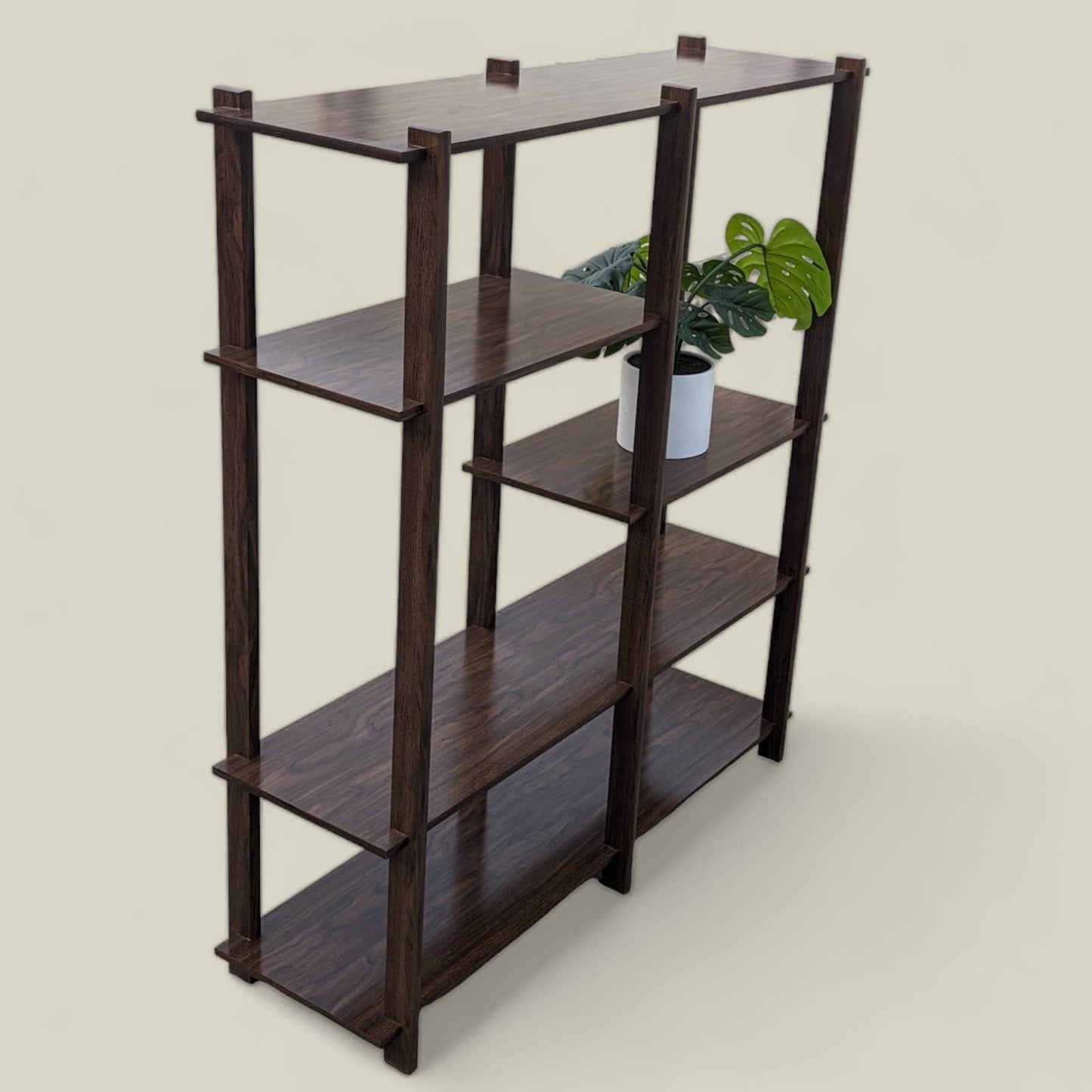 Mid Century Etagere Bookcase