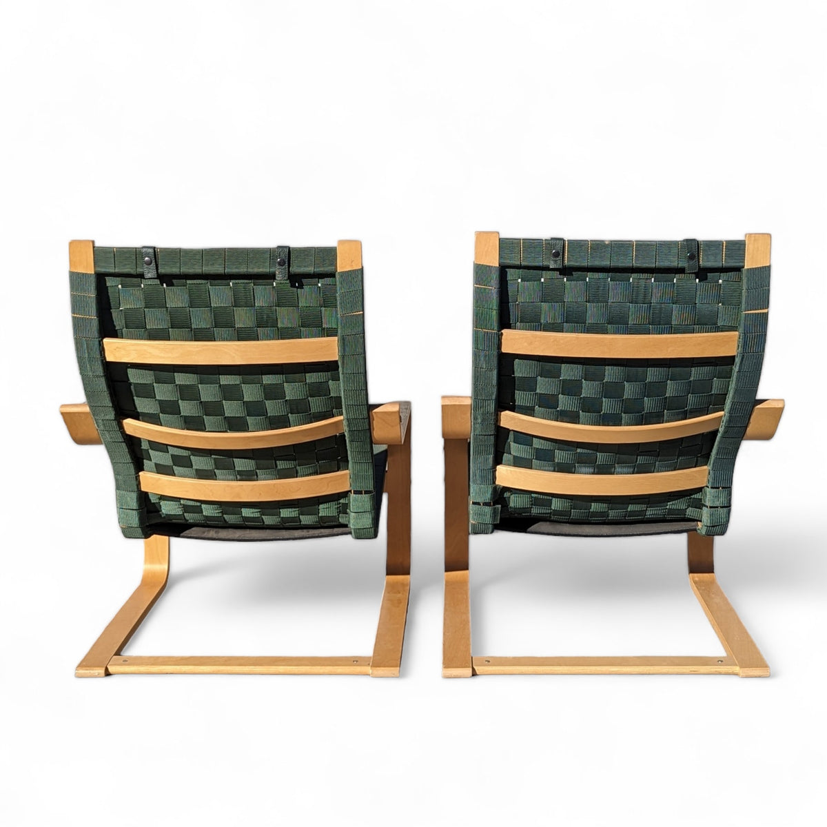 Pair of 1999 Noboru Nakamura for IKEA Aalto Tribute Lounge Chairs — view 4 of 9
