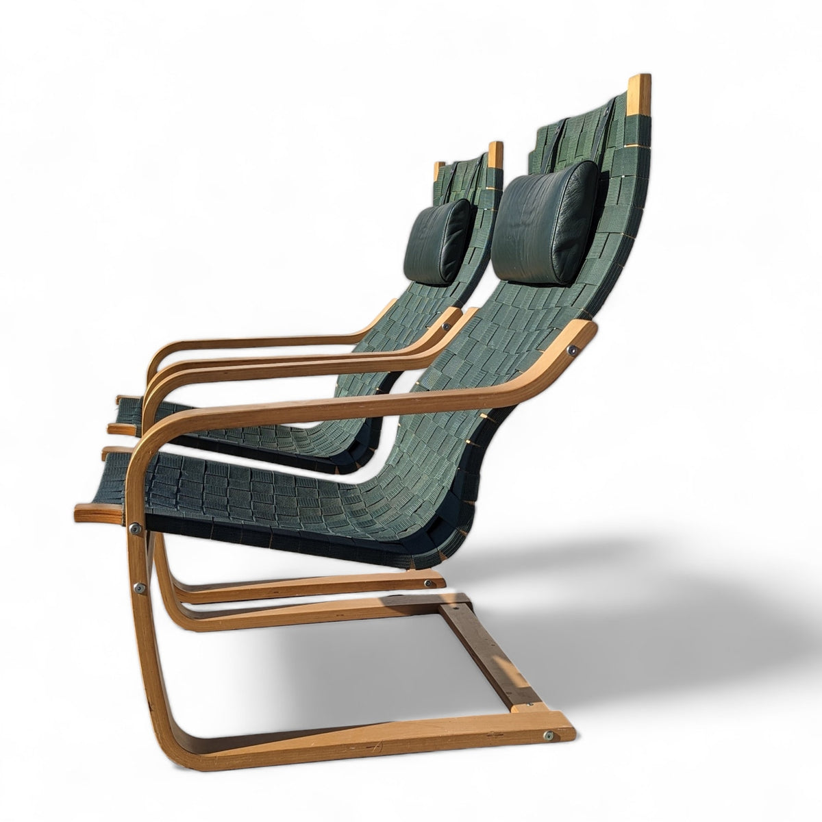 Pair of 1999 Noboru Nakamura for IKEA Aalto Tribute Lounge Chairs