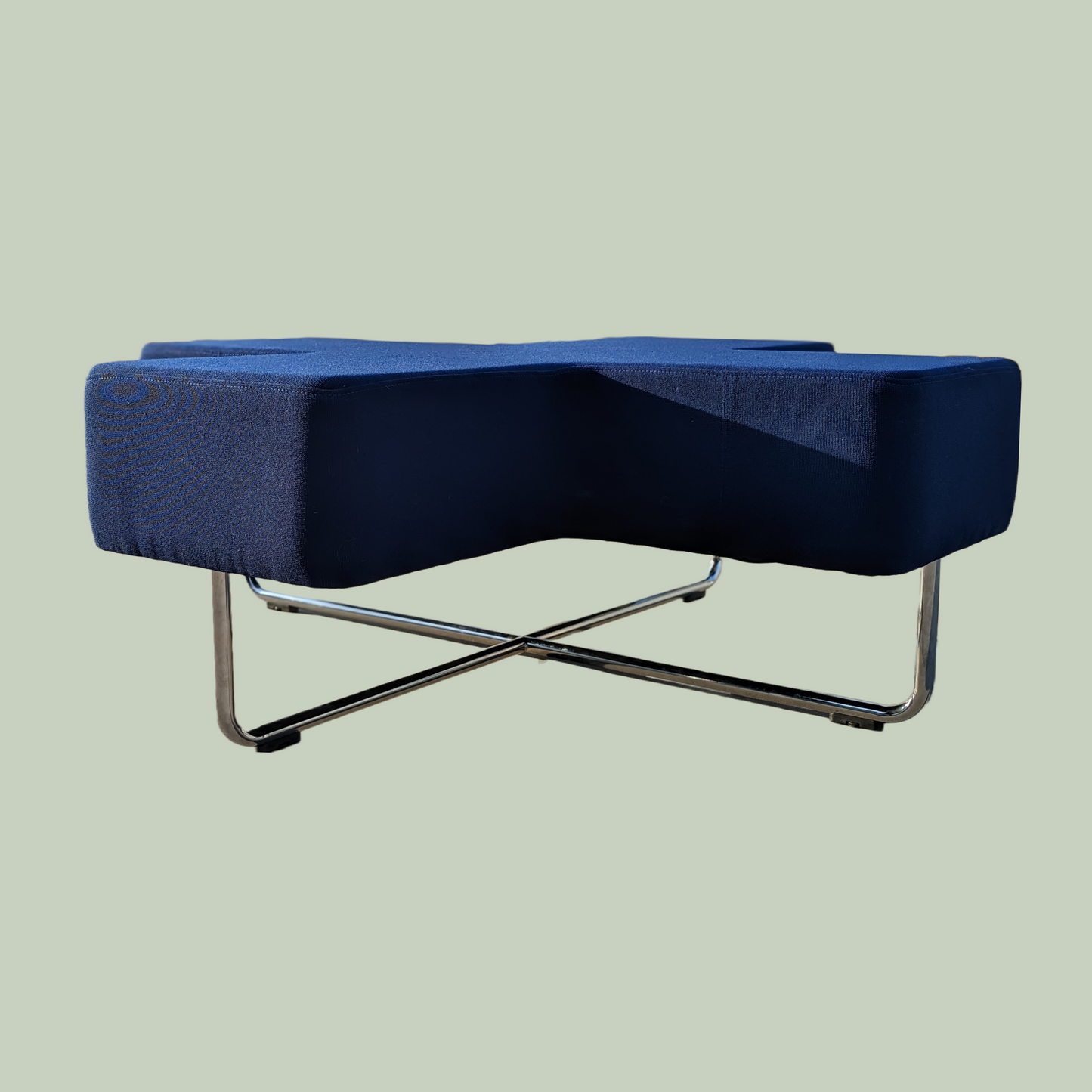 Bench, Modular Seating By Allermuir, Cross Shape, Modern, Commercial Grade, Office, Gym, Postmodern