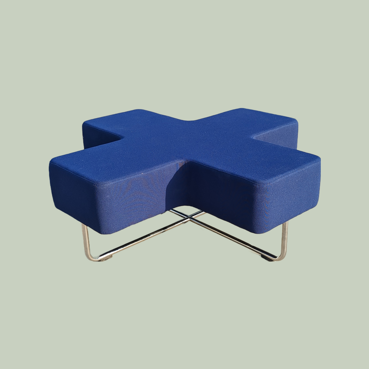 Bench, Modular Seating By Allermuir, Cross Shape, Modern, Commercial Grade, Office, Gym, Postmodern