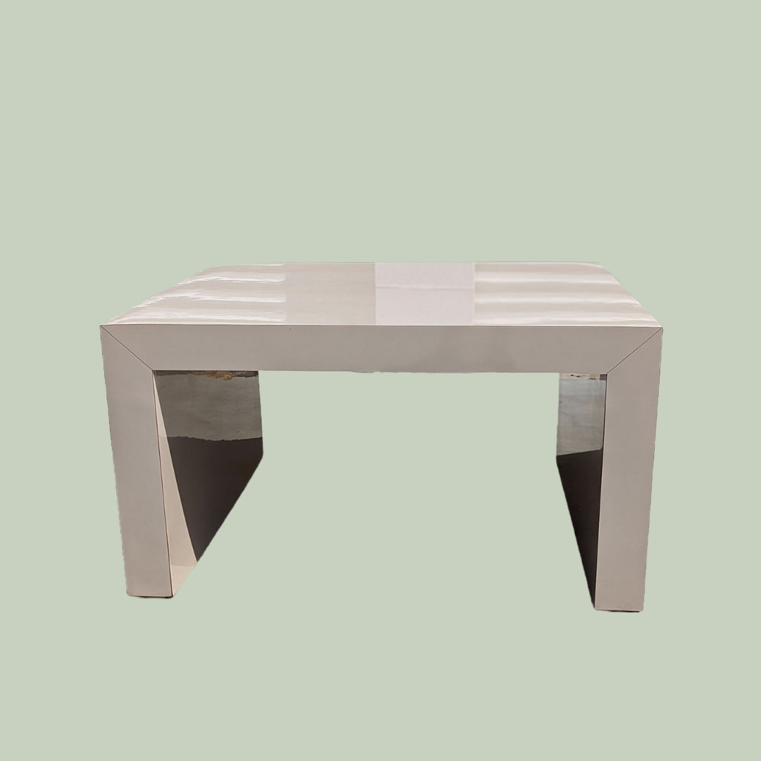 Oversized Postmodern Accent Table | Side / Display Table | Laminate | 80s 90s