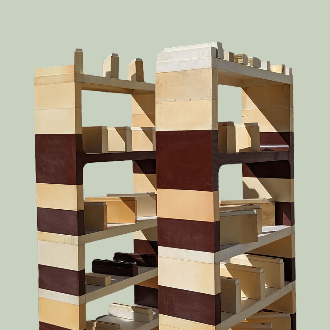 VERY RARE Collection of Italian Modular Bookcases by Vardani Design | C 1970s | MCM | Space Age